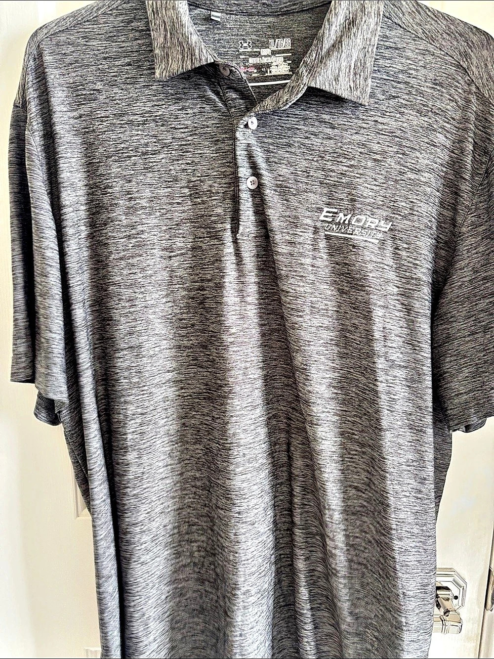 Under Armour Emory University Performance Polo Gray XL